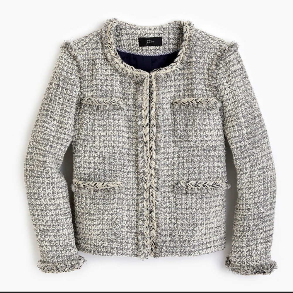 J. Crew Metallic Lady Jacket